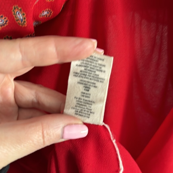 Free People Red Dress With Pockets - Picture 7 of 9